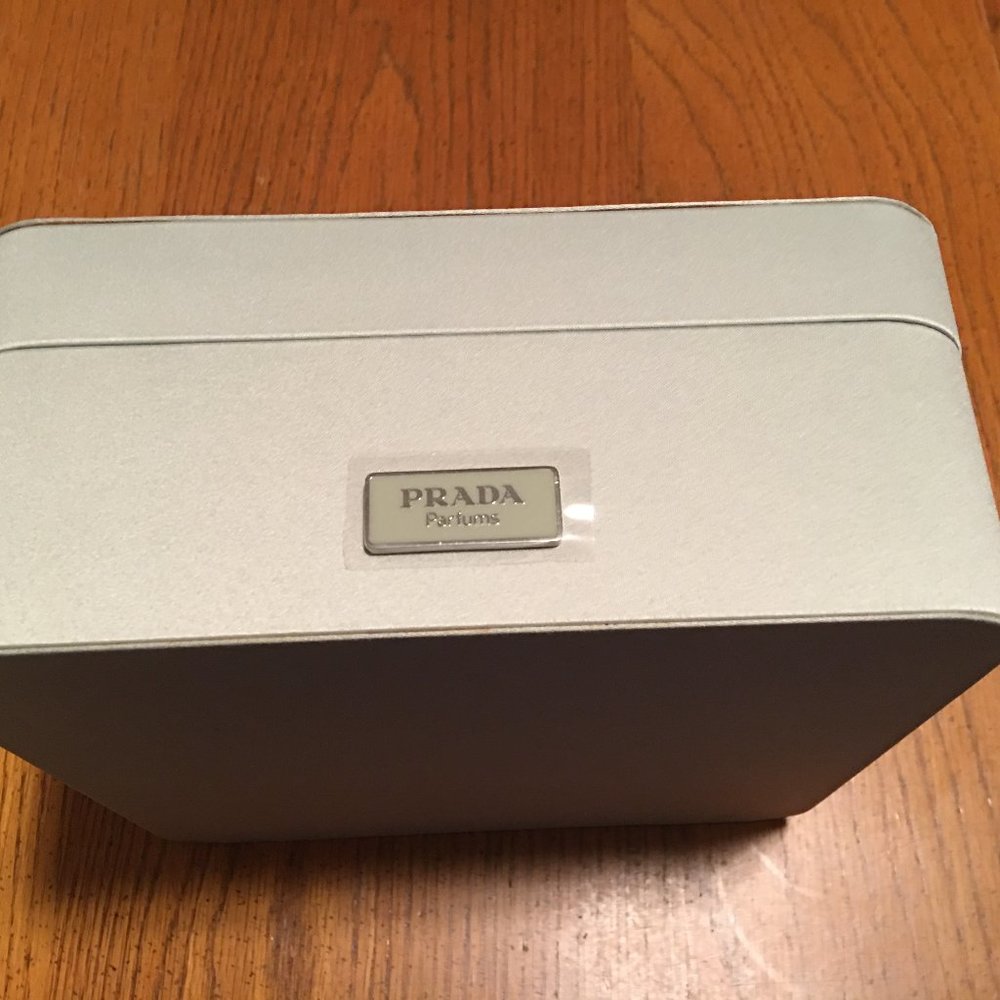Pastel Green Fabric Prada Keepsake Box